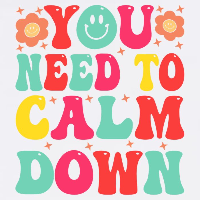 You Need To Calm Down Golf Towel