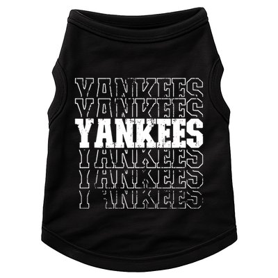 Yankee Name Vintage Retro Sports Lover Doggie Tank
