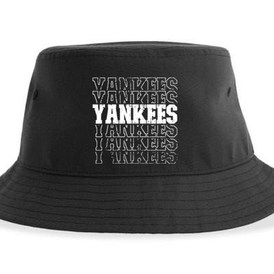 Yankee Name Vintage Retro Sports Lover Sustainable Bucket Hat