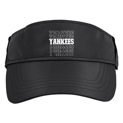 Yankee Name Vintage Retro Sports Lover Adult Drive Performance Visor