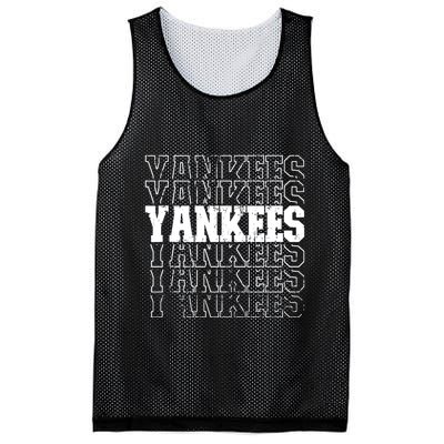 Yankee Name Vintage Retro Sports Lover Mesh Reversible Basketball Jersey Tank