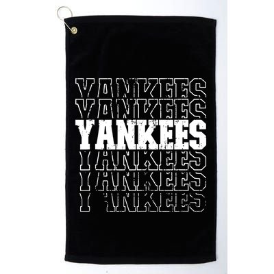 Yankee Name Vintage Retro Sports Lover Golf Towel