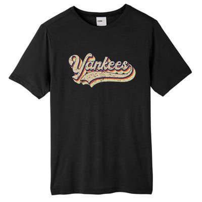 Y.A.N.K.E.E.S Name Vintage Retro Baseball Lovers Tall Fusion ChromaSoft Performance T-Shirt