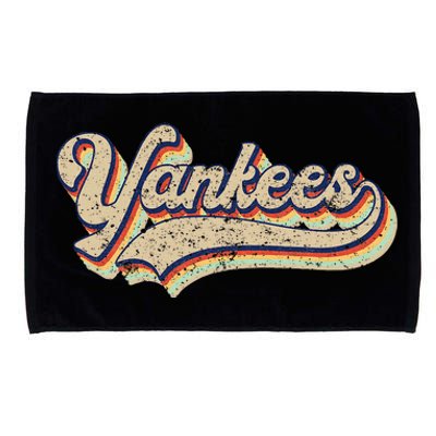 Y.A.N.K.E.E.S Name Vintage Retro Baseball Lovers Microfiber Hand Towel