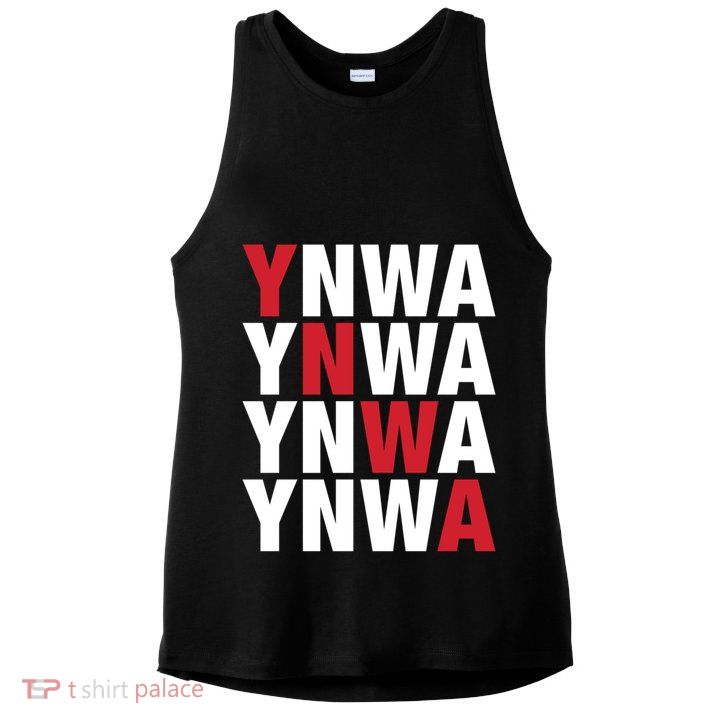 you'll never walk alone - ynwa hooded cute gift dults meaningful gift Ladies PosiCharge Tri-Blend Wicking Tank