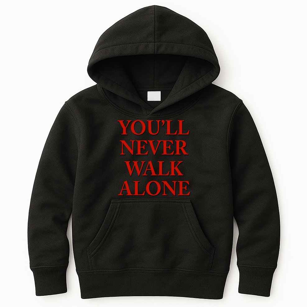 you'll never walk alone gift Kids Hoodie
