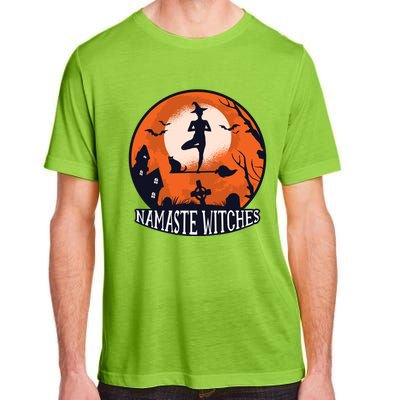 Yoga Namaste Witches Halloween Gift Adult ChromaSoft Performance T-Shirt