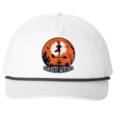 Yoga Namaste Witches Halloween Gift Snapback Five-Panel Rope Hat