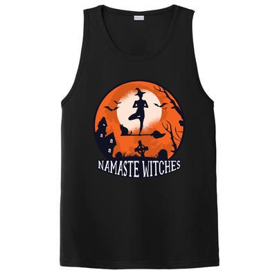 Yoga Namaste Witches Halloween Gift PosiCharge Competitor Tank