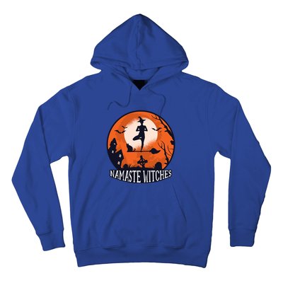 Yoga Namaste Witches Halloween Gift Hoodie