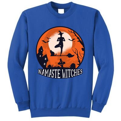 Yoga Namaste Witches Halloween Gift Sweatshirt