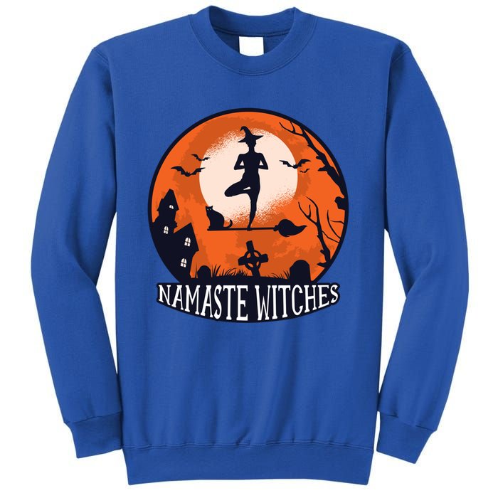 Yoga Namaste Witches Halloween Gift Sweatshirt