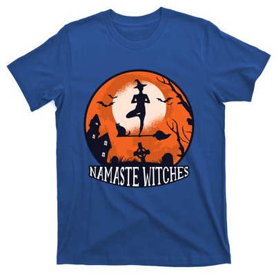 Yoga Namaste Witches Halloween Gift T-Shirt