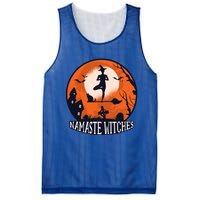 Yoga Namaste Witches Halloween Gift Mesh Reversible Basketball Jersey Tank