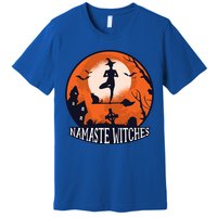 Yoga Namaste Witches Halloween Gift Premium T-Shirt