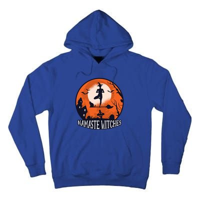 Yoga Namaste Witches Halloween Gift Tall Hoodie