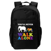 Youll Never Walk Alone Autism Awareness Elephant Backpack