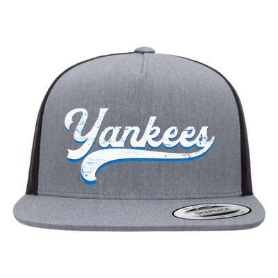 Y.A.N.K.E.E.S Nickname Flat Bill Trucker Hat