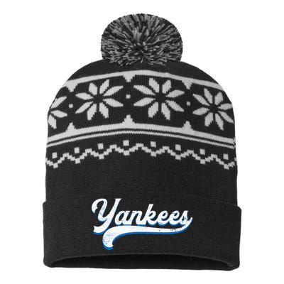 Y.A.N.K.E.E.S Nickname USA-Made Snowflake Beanie