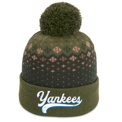 Y.A.N.K.E.E.S Nickname The Baniff Cuffed Pom Beanie