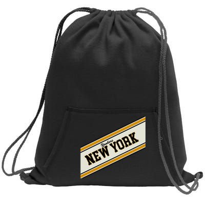 Yonkers New York Varsity Logo Sweatshirt Cinch Pack Bag