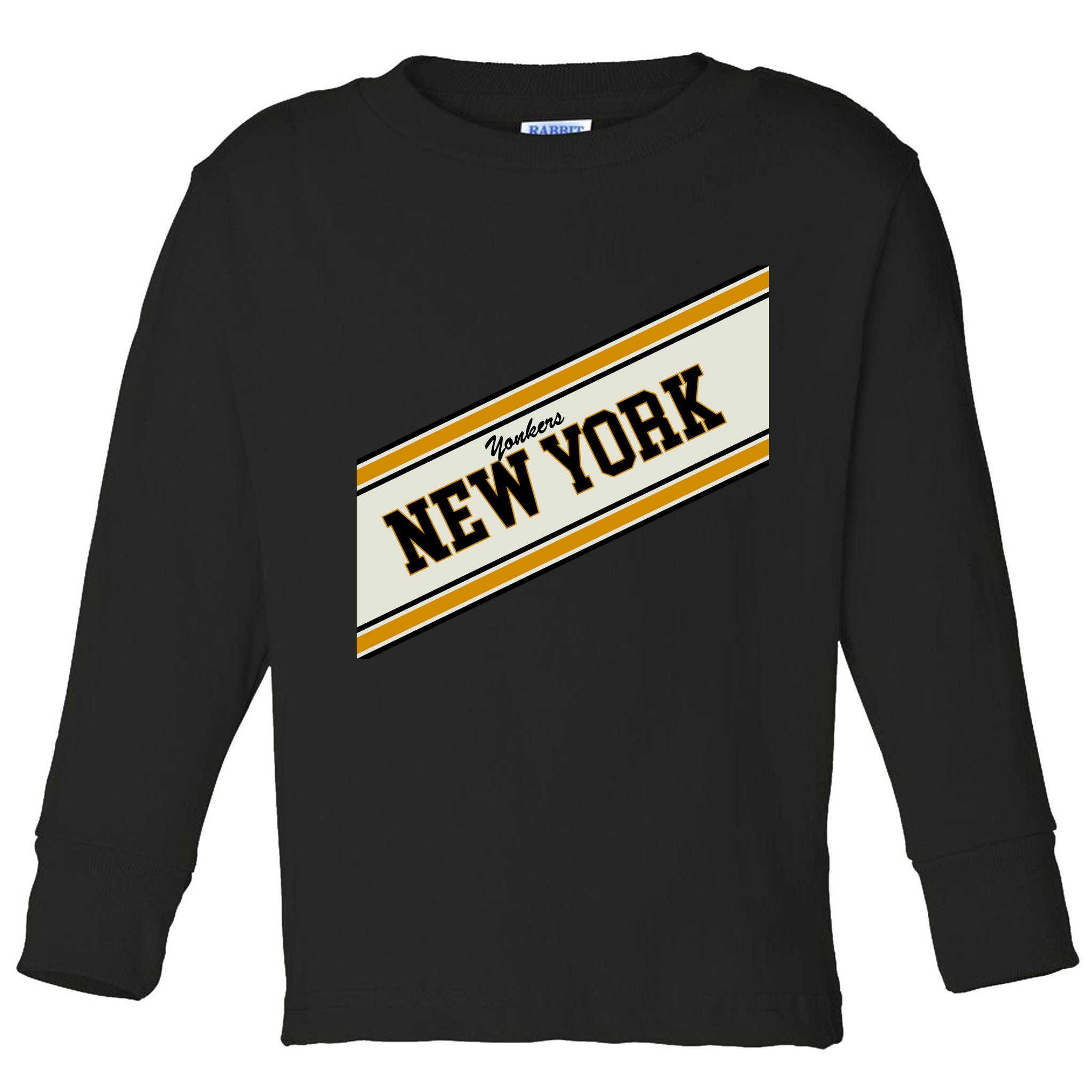 Yonkers New York Varsity Logo Toddler Long Sleeve Shirt