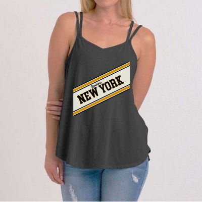 Yonkers New York Varsity Logo Women's Strappy Tank