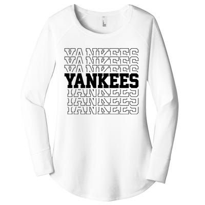 Y.A.N.K.E.E.S Name Women's Perfect Tri Tunic Long Sleeve Shirt