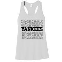 Y.A.N.K.E.E.S Name Women's Racerback Tank