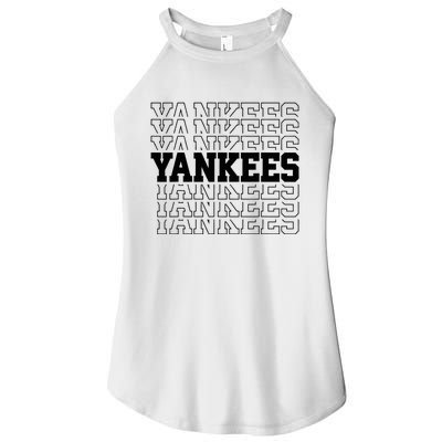 Y.A.N.K.E.E.S Name Women's Perfect Tri Rocker Tank