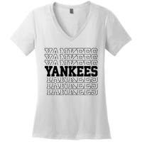 Y.A.N.K.E.E.S Name Women's V-Neck T-Shirt