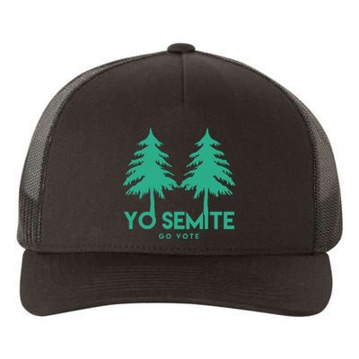 Yo Semite Go Vote Anti Trump Yupoong Adult 5-Panel Trucker Hat
