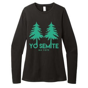 Yo Semite Go Vote Anti Trump Womens CVC Long Sleeve Shirt