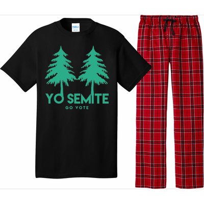 Yo Semite Go Vote Anti Trump Pajama Set