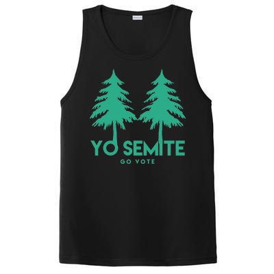 Yo Semite Go Vote Anti Trump PosiCharge Competitor Tank