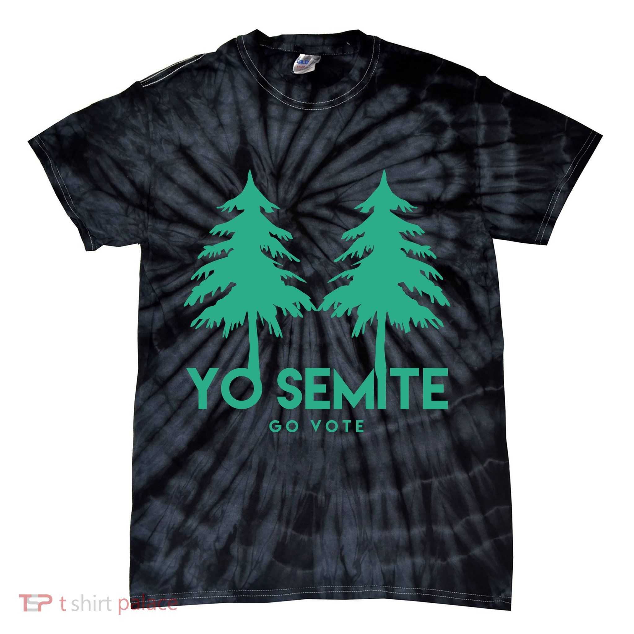Yo Semite Go Vote Anti Trump Tie-Dye T-Shirt