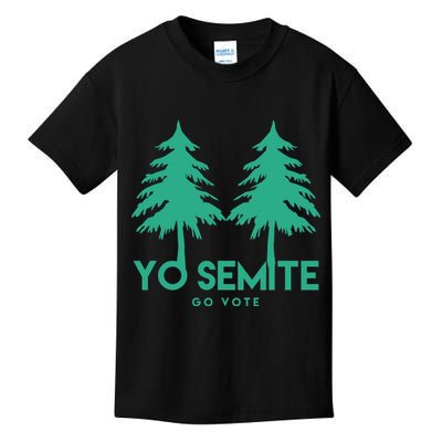 Yo Semite Go Vote Anti Trump Kids T-Shirt