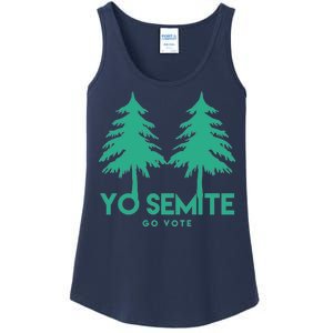 Yo Semite Go Vote Anti Trump Ladies Essential Tank