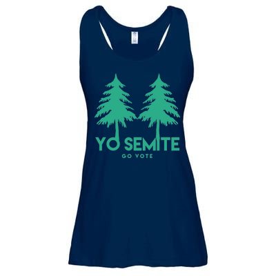 Yo Semite Go Vote Anti Trump Ladies Essential Flowy Tank