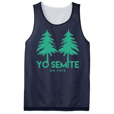 Yo Semite Go Vote Anti Trump Mesh Reversible Basketball Jersey Tank