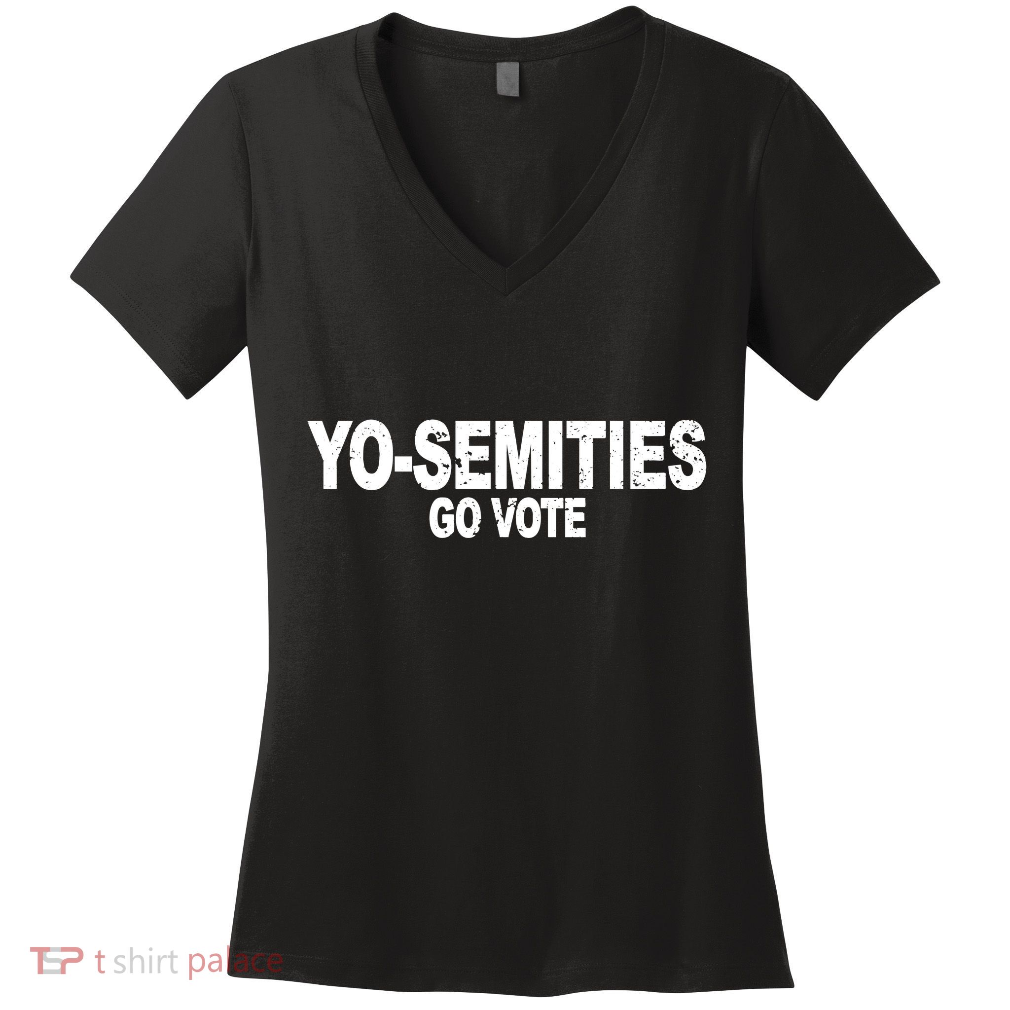 Yo-Semities Go Vote Women's V-Neck T-Shirt