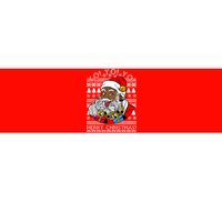 Yo Yo Yo Ho Ho Ho Black Santa Claus Ugly Christmas Bumper Sticker