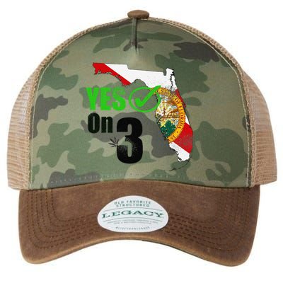 Yes On 3 Florida Legacy Tie Dye Trucker Hat