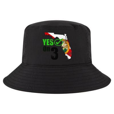 Yes On 3 Florida Cool Comfort Performance Bucket Hat