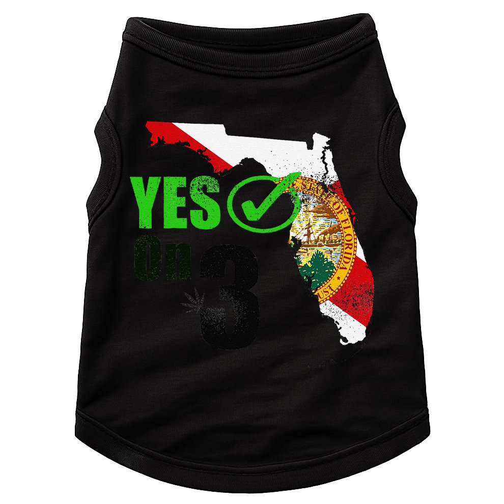 Yes On 3 Florida Doggie Tank