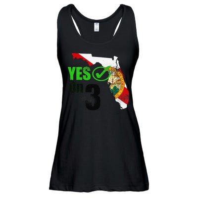 Yes On 3 Florida Ladies Essential Flowy Tank