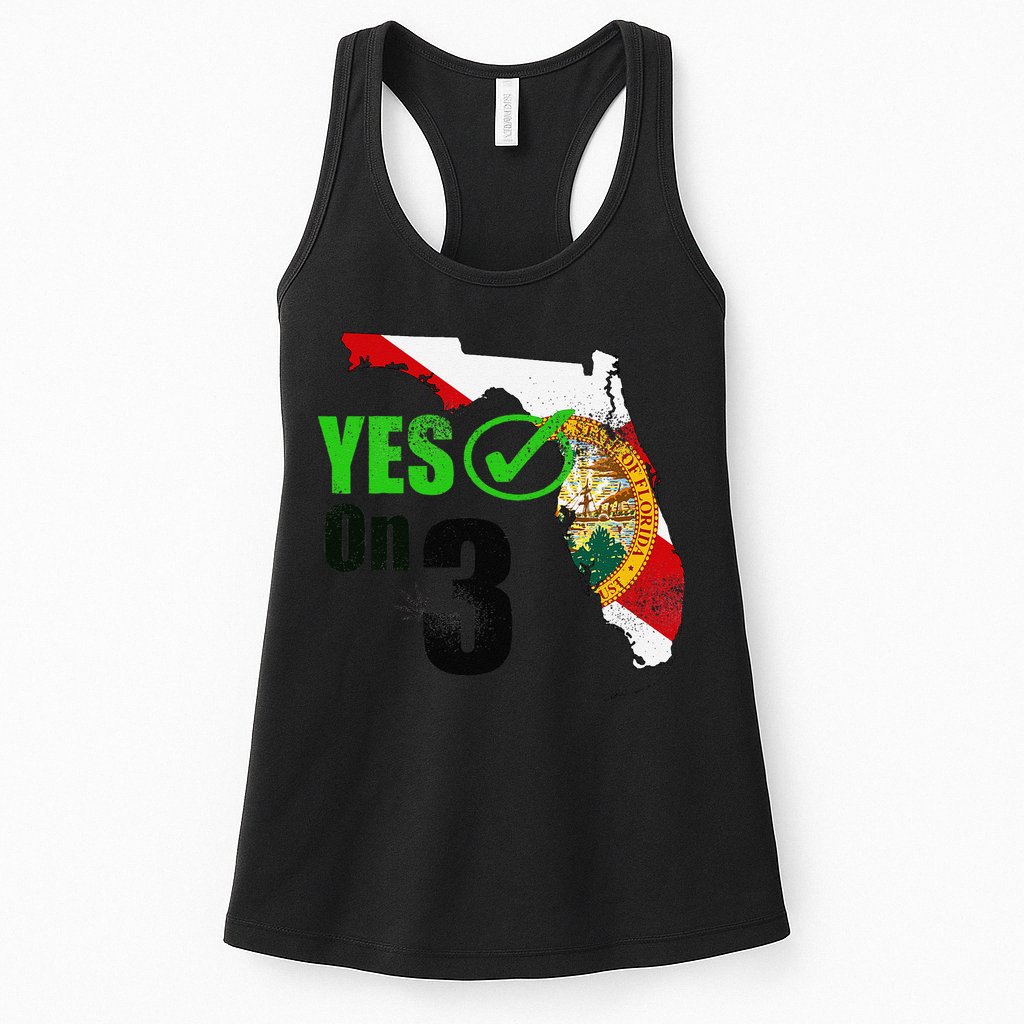Yes On 3 Florida Womens Tank Top
