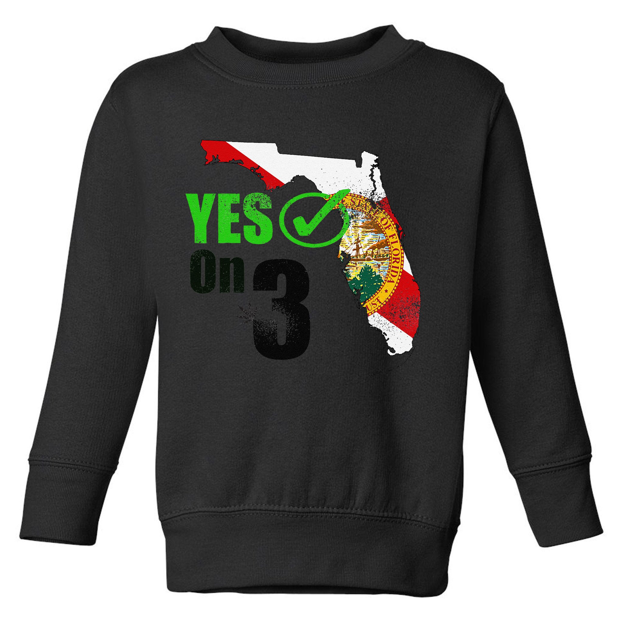 Yes On 3 Florida Toddler Sweatshirt