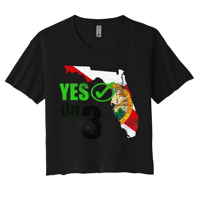 Yes On 3 Florida Crop Top