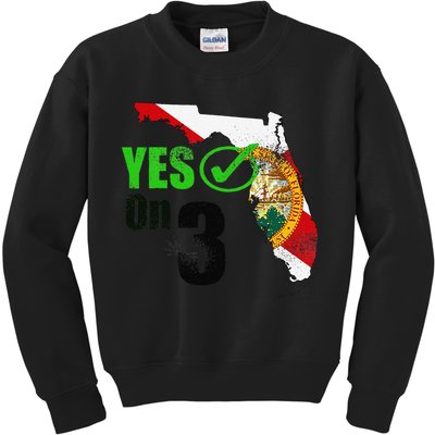 Yes On 3 Florida Kids Sweatshirt